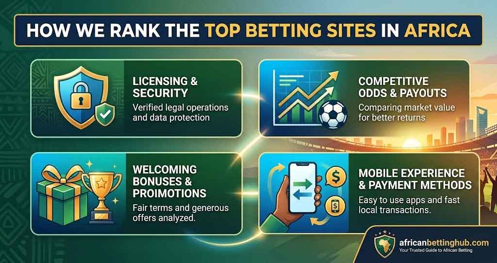 How We Rank the Top Betting Sites in Africa